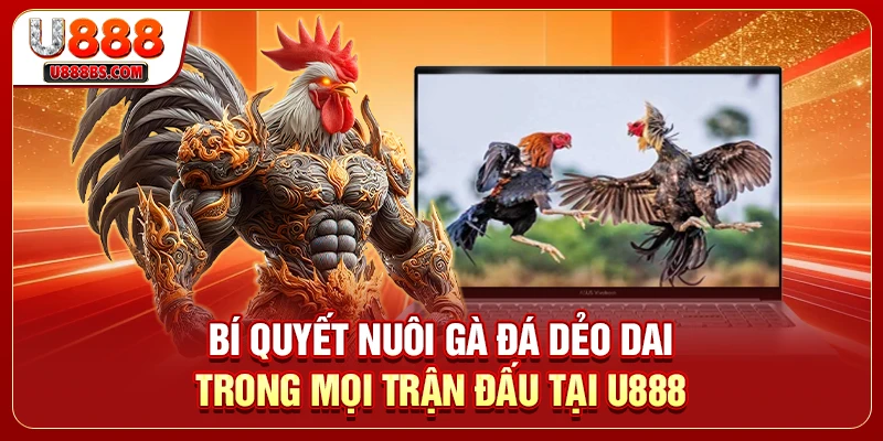 Bí quyết nuôi gà đá dẻo dai trong mọi trận đấu tại U888
